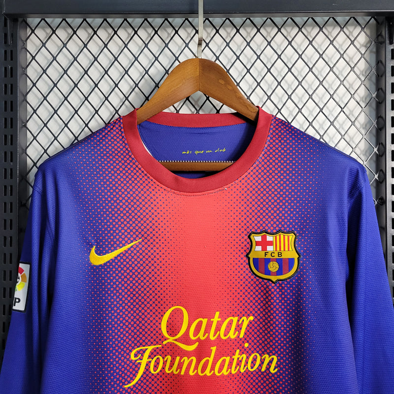 Camisa Retrô do Barcelona 2010/2011 - Manga Longa