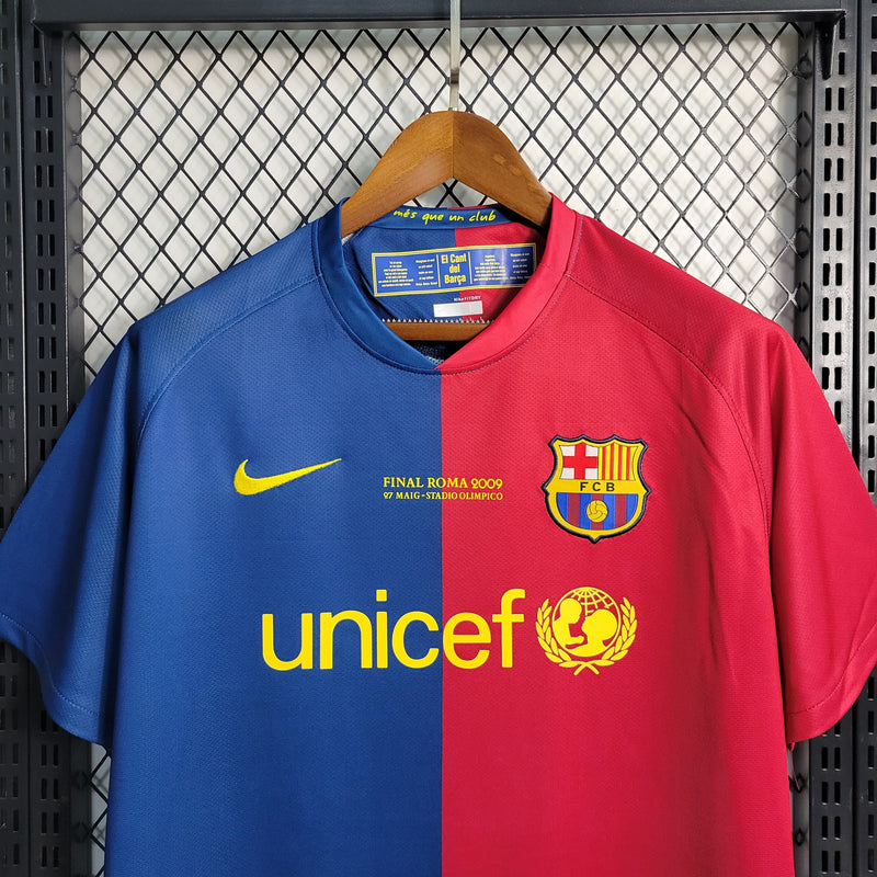 Camisa Retrô do Barcelona 2008/2009 - Final da Champios League