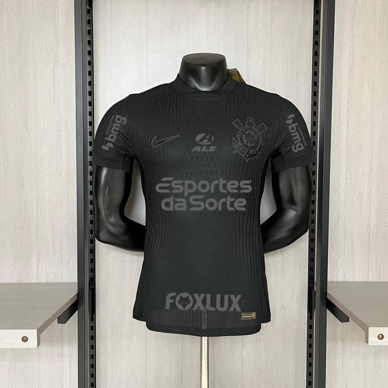 Camisa 2 Oficial do Corinthians 24/25 Versão Jogador - Completa com Patrocínios