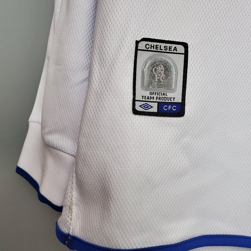 Camisa Retrõ do Chelsea 2003/2005 - Manga Longa