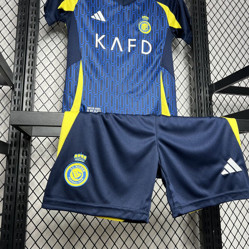 Conjunto Infantil Oficial do Al-Nassr 24/25 - Kids