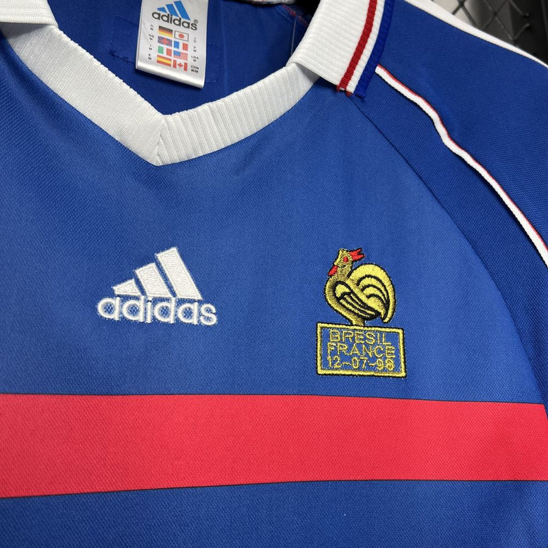 Camisa Retrô da França 1998