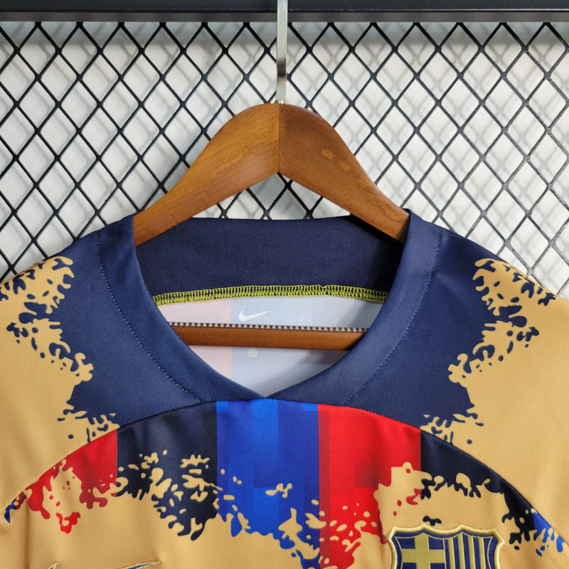 Camisa Oficial do Barcelona 23/24 - Treino