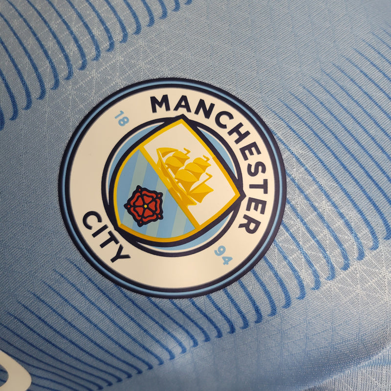 Camisa Oficial do Manchester City 23/24 - Versão Jogador