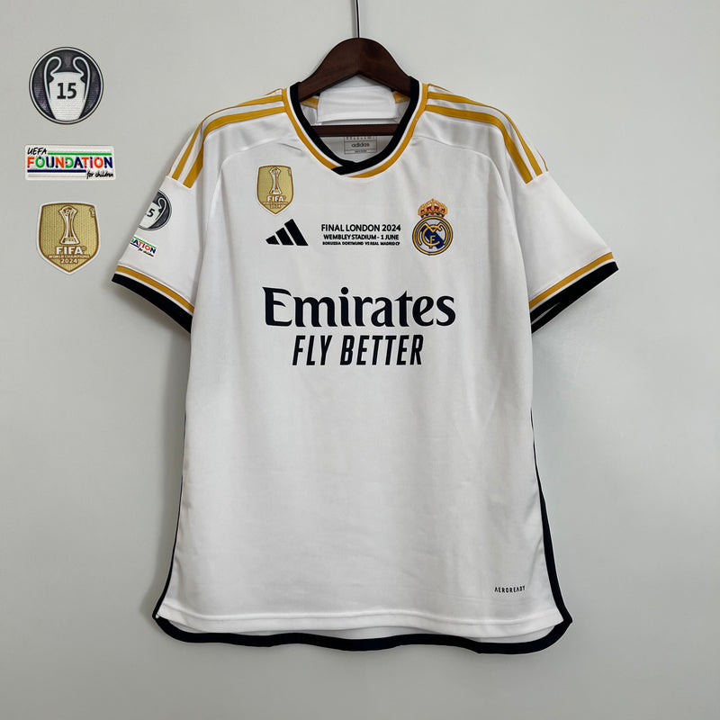 Camisa Oficial do Real Madrid 23/24 Versão Torcedor - Campão da Champions da League