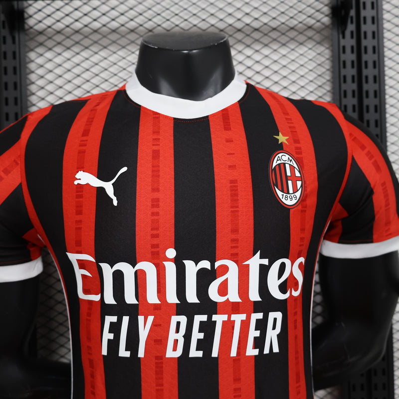 Camisa Oficial do Milan 24/25 - Versão Jogador