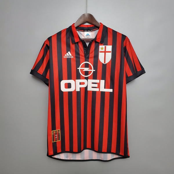Camisa Retrô do Milan 1999/2000
