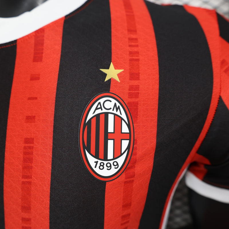 Camisa Oficial do Milan 24/25 - Versão Jogador