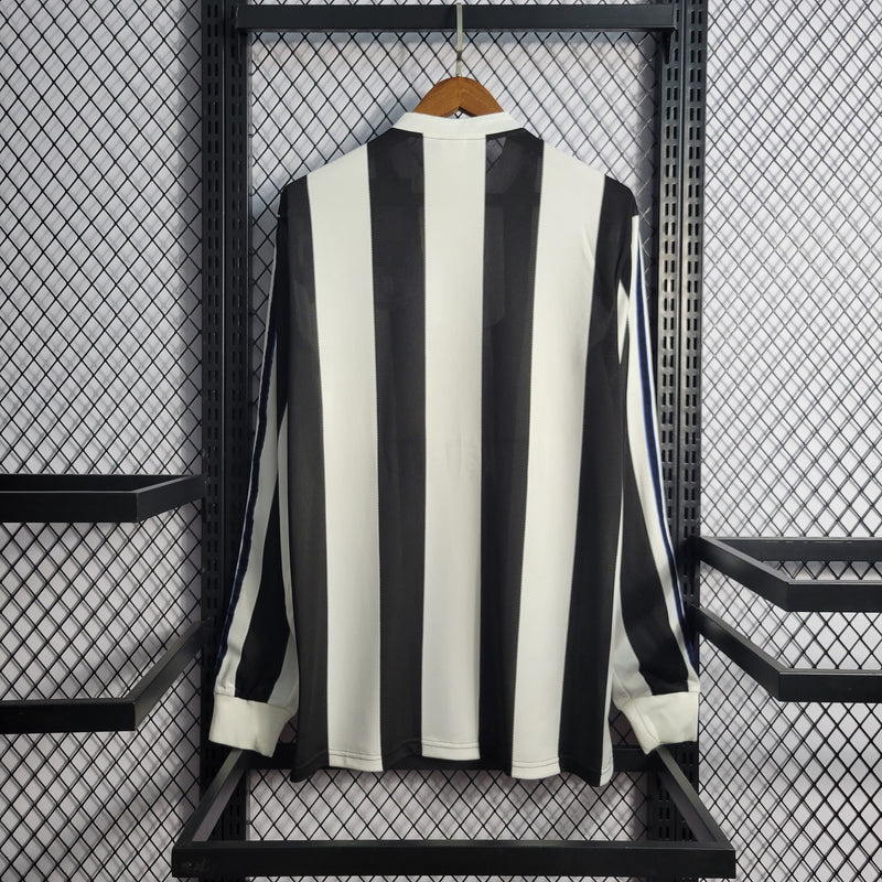 Camisa Retrô do Newcastle 1997/1999 - Manga Longa