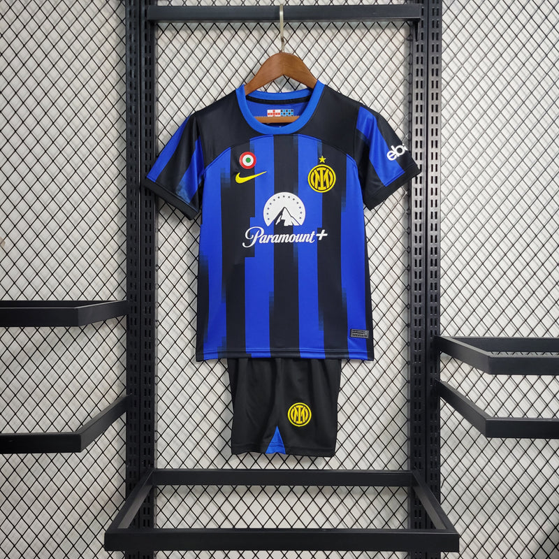 Conjunto Infantil Oficial da Inter de Milão 23/24 - Kids