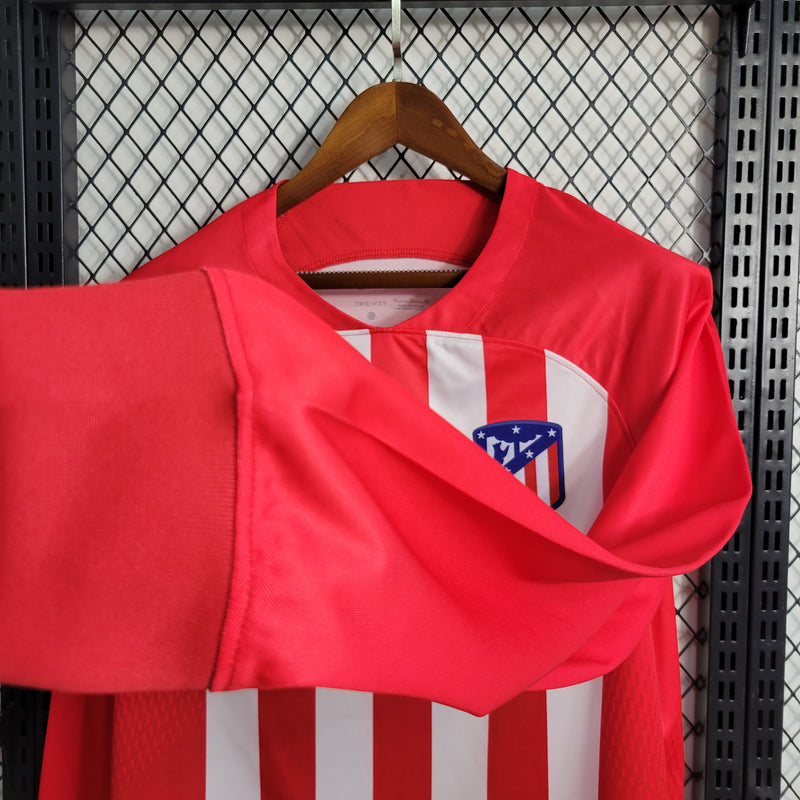 Camisa Oficial do Atlético de Madrid 23/24 - Manga Longa