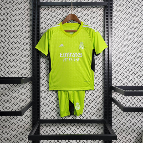 Conjunto Infantil Oficial do Real Madrid 23/24 Goleiro - Kids