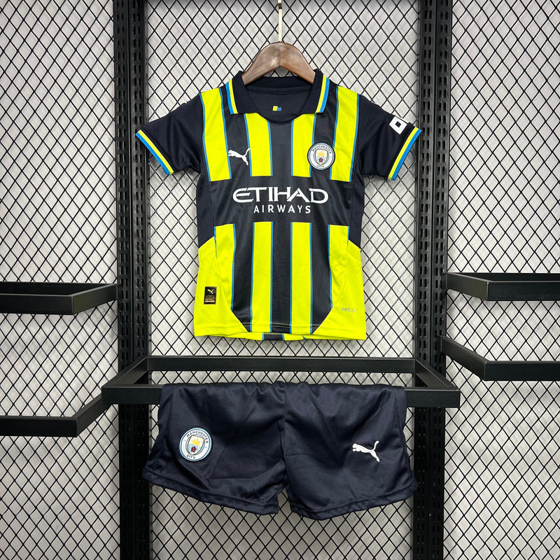 Conjunto Infantil Oficial do Manchester City 24/25 - Kids