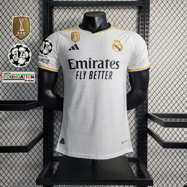 Camisa Oficial do Real Madrid 23/24 Versão Jogador - Champions League