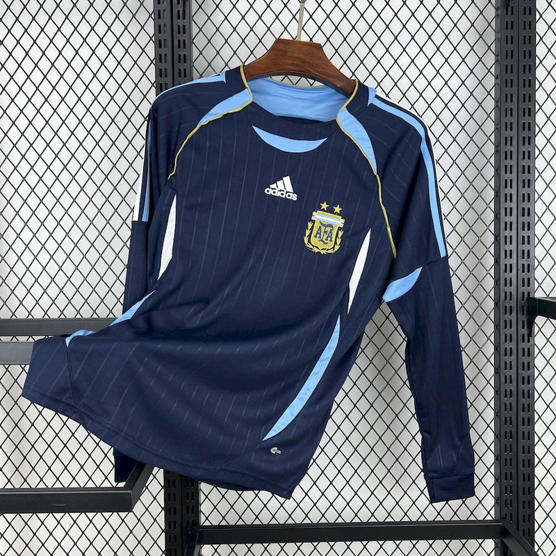 Camisa Retrô da Argentina 2006/2007 - Manga Longa