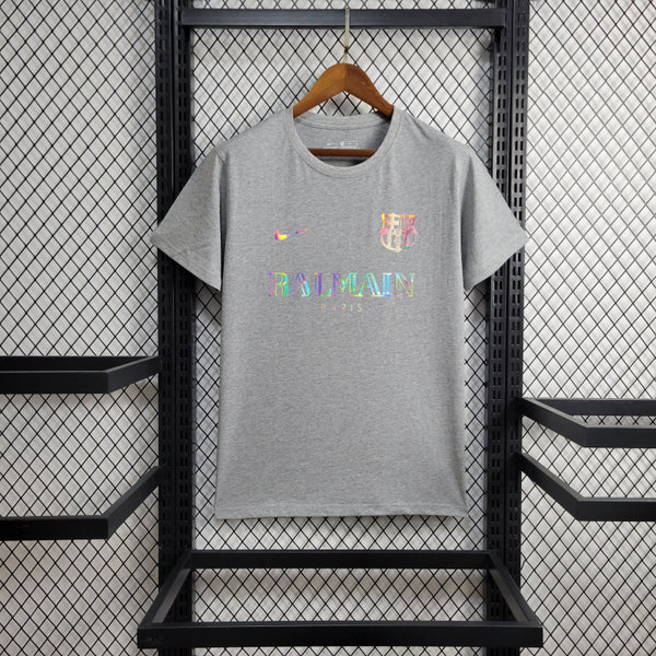 Camisa Oficial do Barcelona 24/25 Refletiva - Edição Balmain