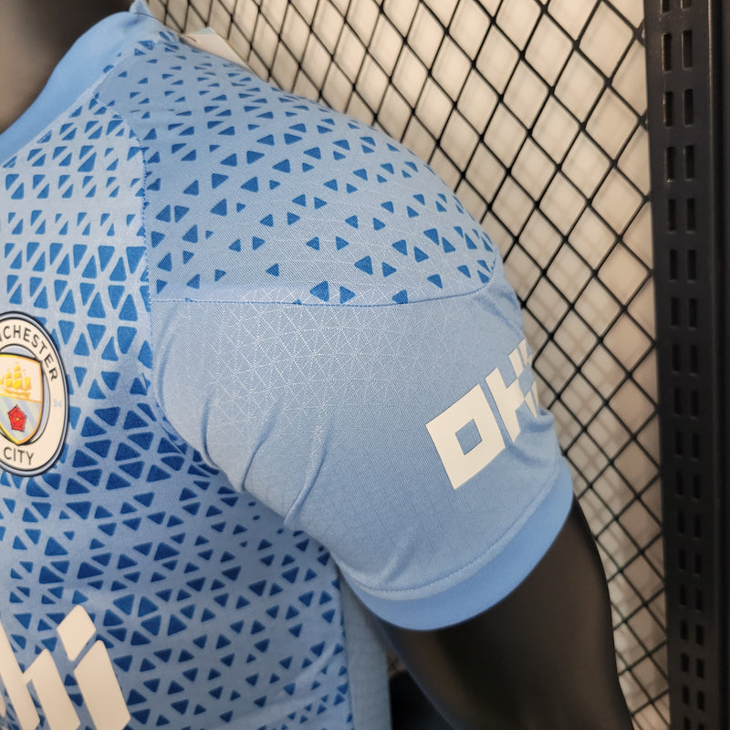 Camisa Oficial do Manchester City 23/24 Treino - Versão Jogador