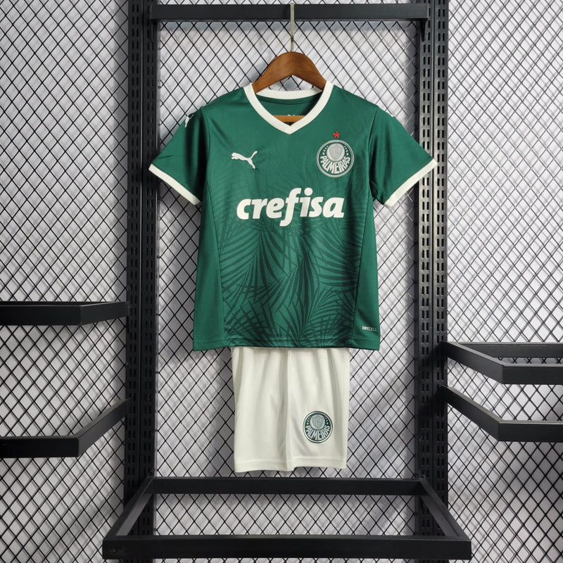 Conjunto Infantil Oficial do Palmeiras 22/23 - Kids