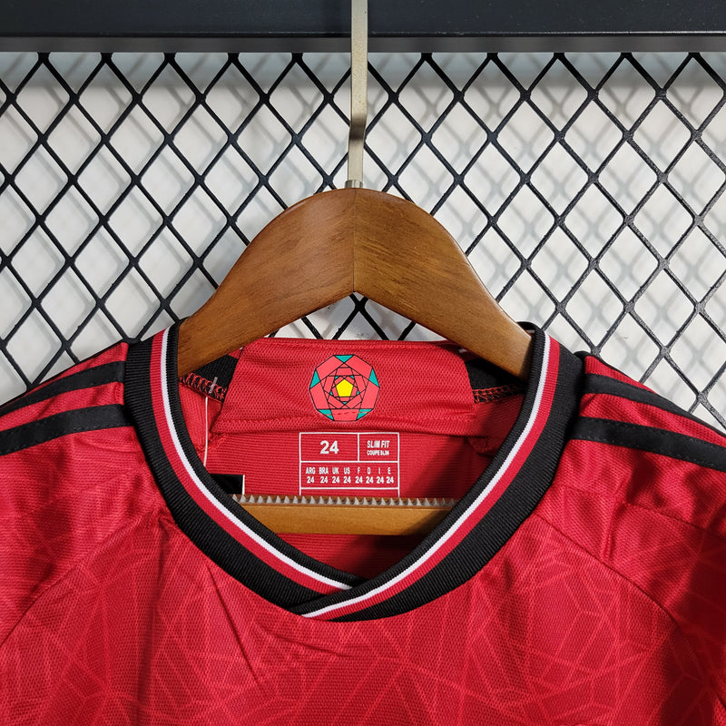 Conjunto Infantil Oficial do Manchester United 23/24 - Kids