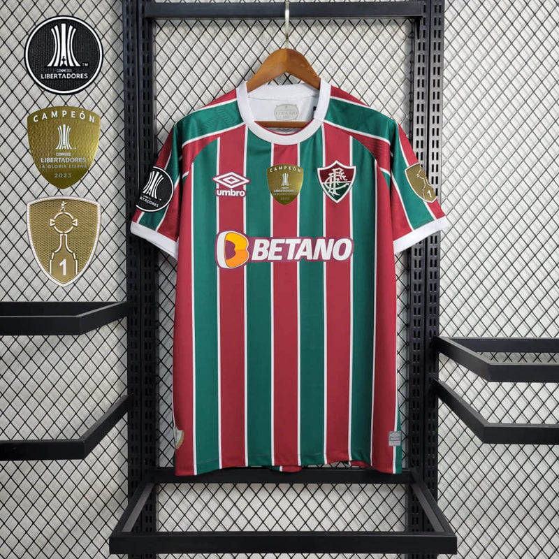 Camisa Oficial do Fluminense 23/24 Versão Torcedor - Libertadores