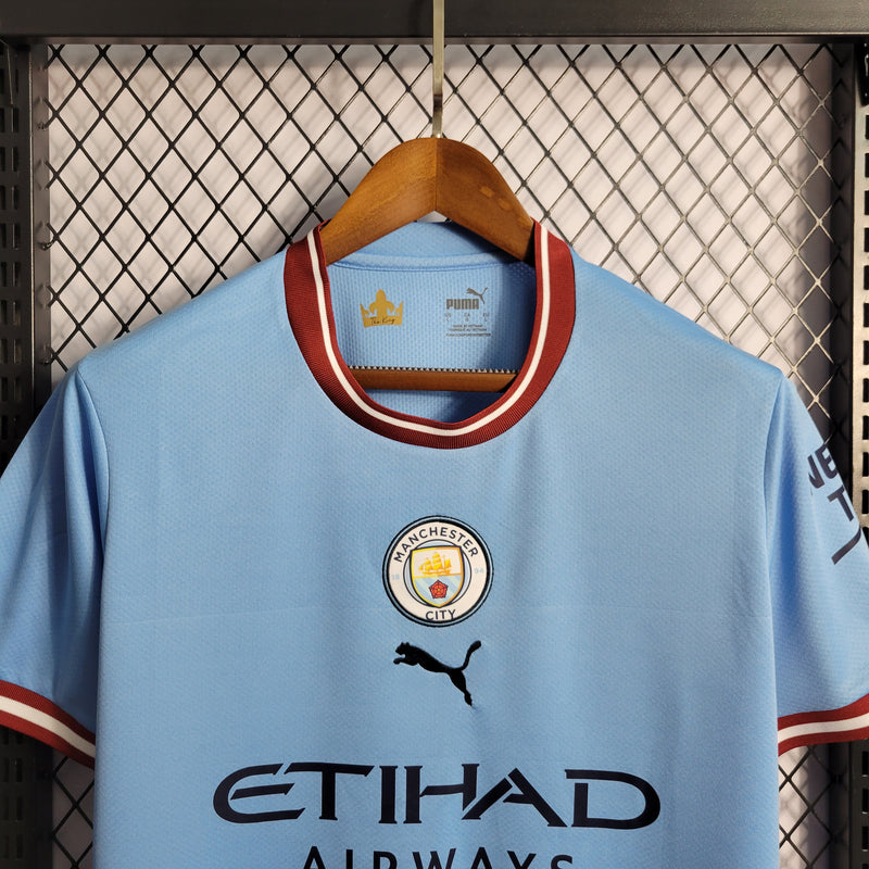 Camisa Oficial do Manchester City 22/23 - Versão Torcedor