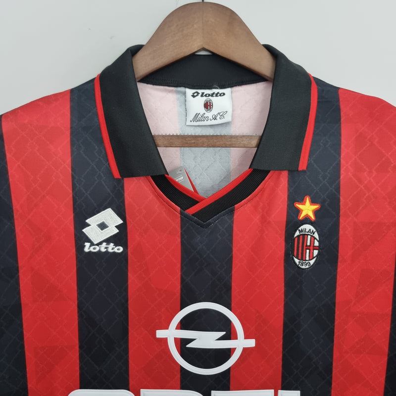 Camisa Retrô do Milan 1995/1996