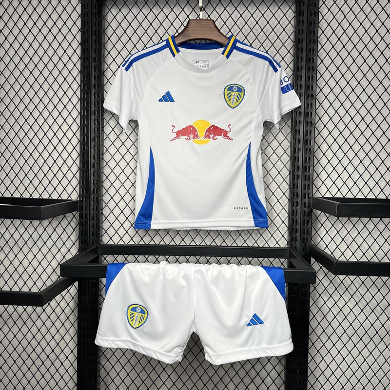 Conjunto Infantil Oficial do Leeds United 24/25 - Kids