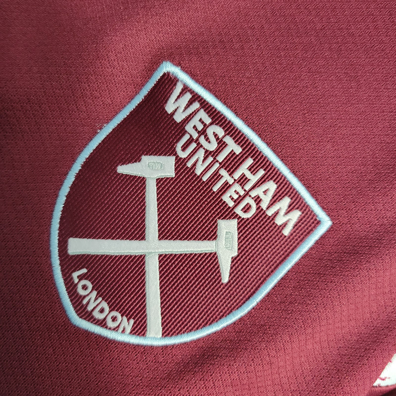 Camisa Oficial do West Ham 22/23 Versão Torcedor