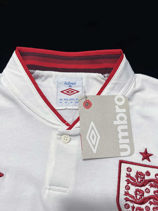 Camisa Retrô da Inglaterra 2012