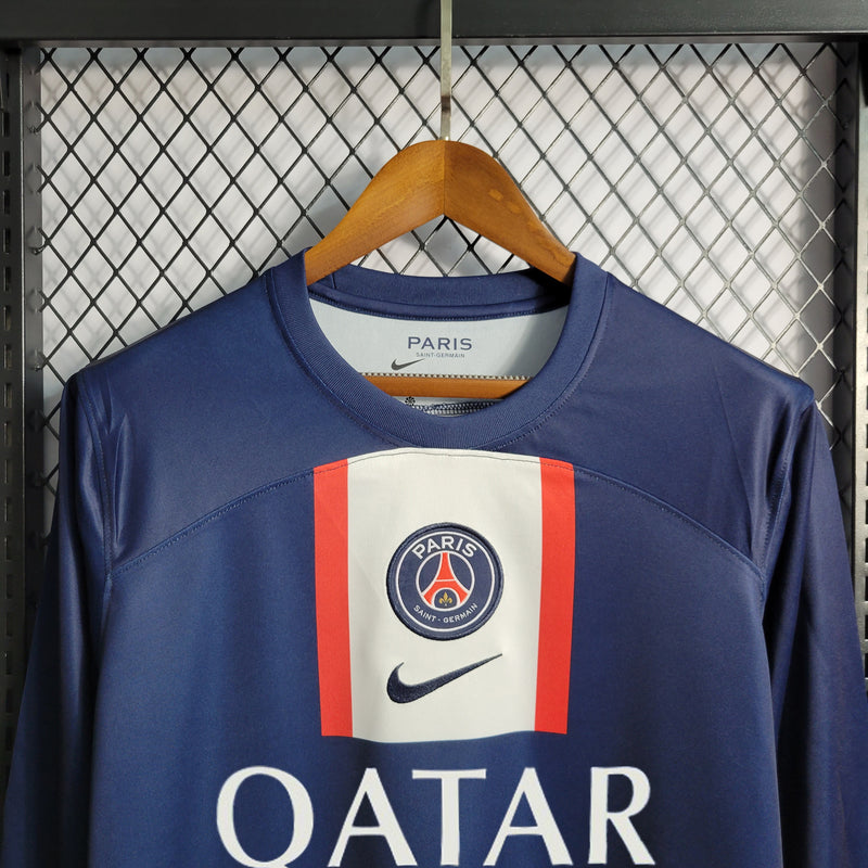 Camisa Oficial do  PSG 22/23 - Manga Longa