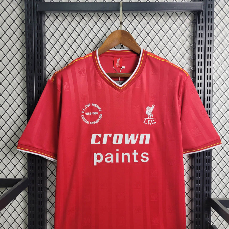 Camisa Retrô do Liverpool 1985/1986