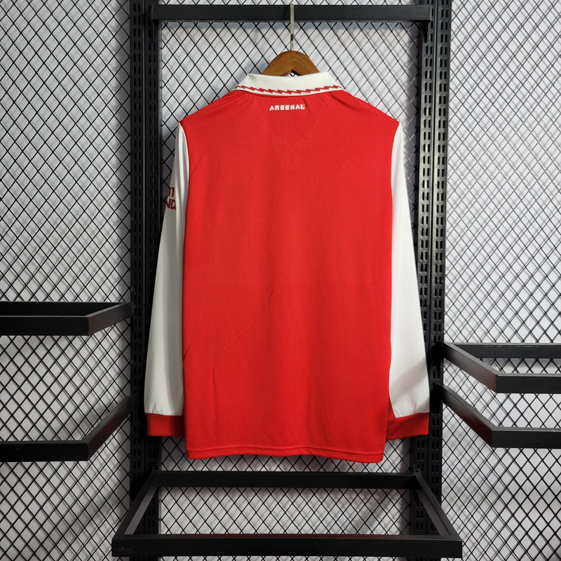 Camisa Oficial do Arsenal 22/23 - Manga Longa