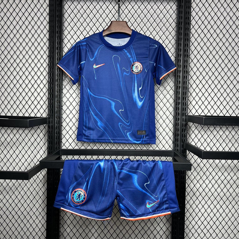 Conjunto Infantil Oficial do Chelsea 24/25 - Kids