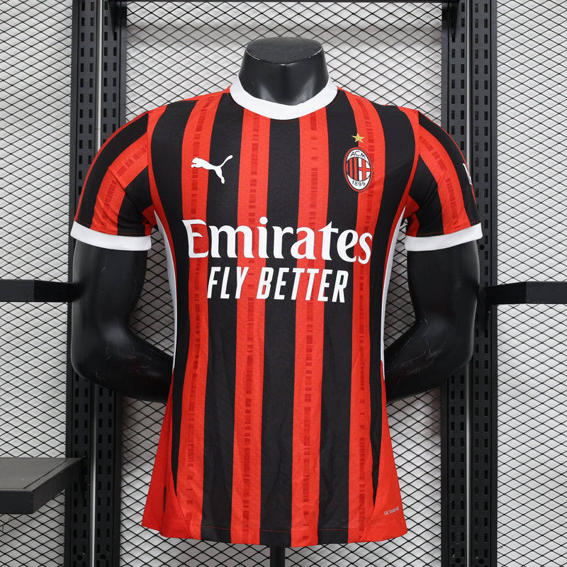 Camisa Oficial do Milan 24/25 - Versão Jogador