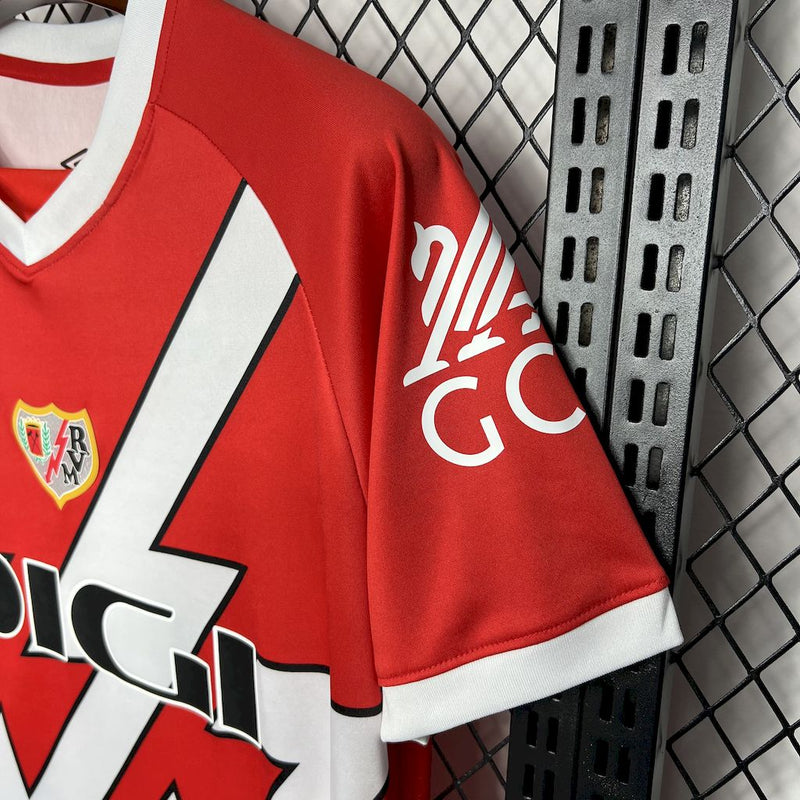 Camisa Oficial do Rayo Vallecano 24/25 - Versão Torcedor