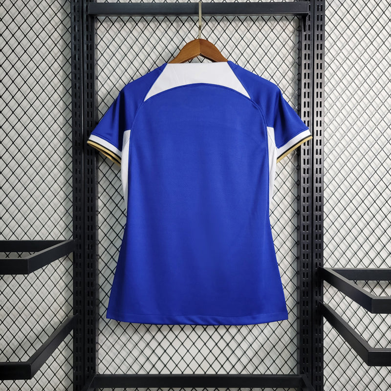 Camisa Feminina Oficial do Chelsea 23/24 - Baby Look