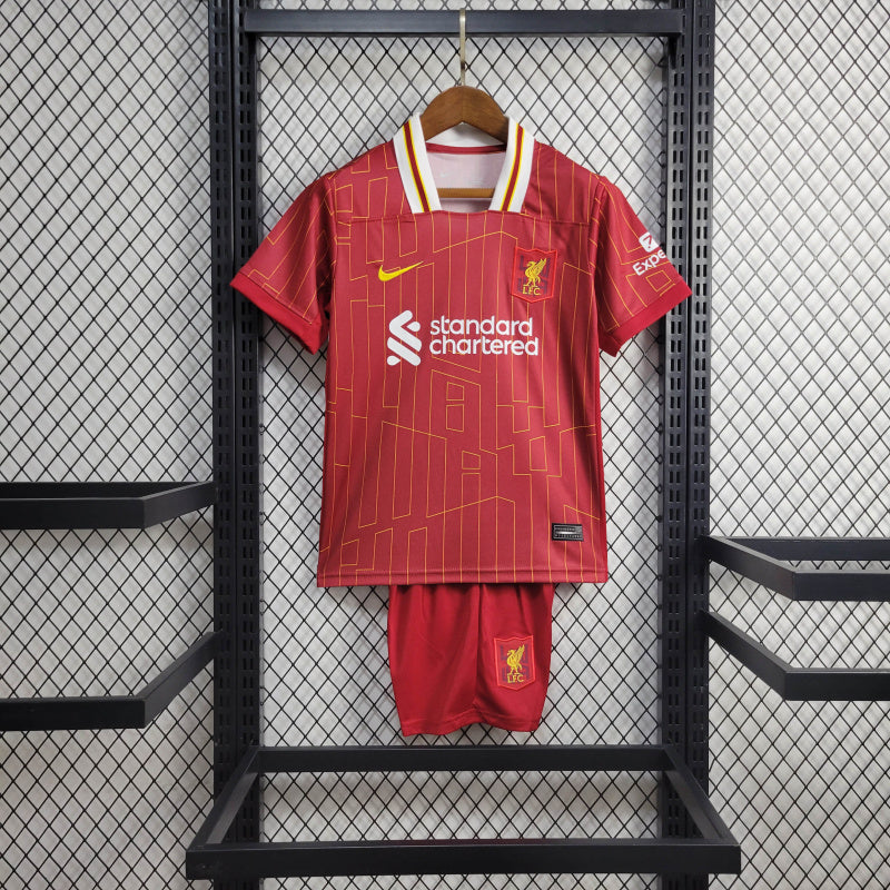 Conjunto Infantil Oficial do Liverpool 24/25 - Kids