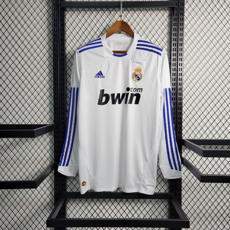 Camisa Retrô do Real Madrid 2010/2011 - Manga Longa