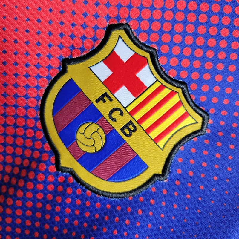 Camisa Retrô do Barcelona 2010/2011 - Manga Longa