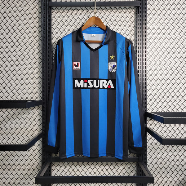 Camisa Oficial da Inter de Milão 1998 - Manga Longa