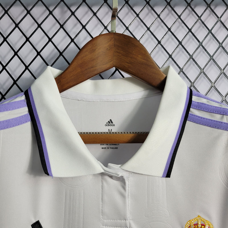 Camisa Feminina Oficial do Real Madrid 22/23 - Baby Look