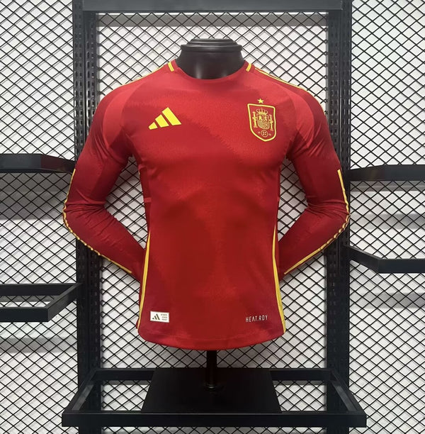 Camisa Oficial da Espanha 24/25 - Manga Longa