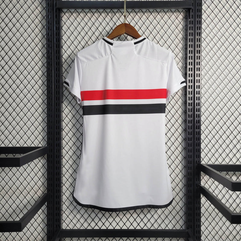 Camisa Feminina Oficiail do São Paulo 23/24 Baby Look - Copa do Brasil