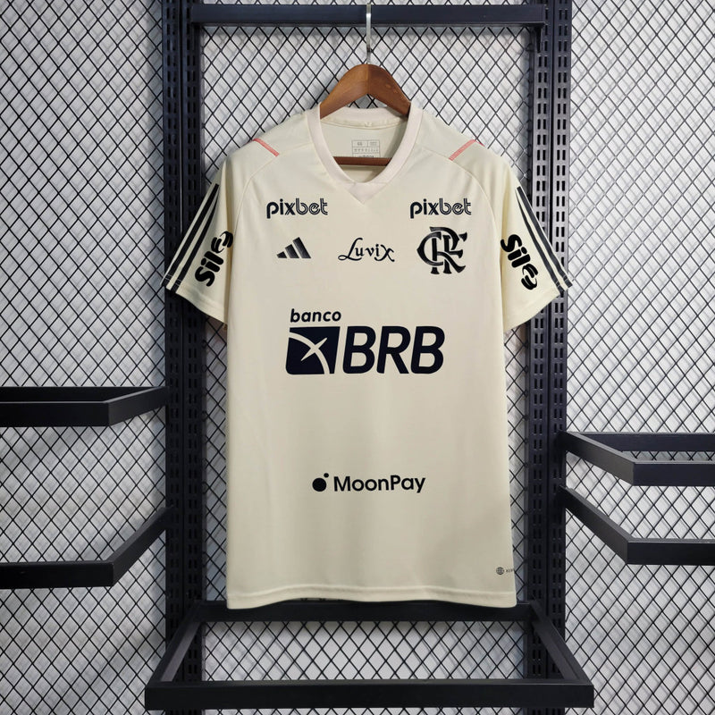 Camisa Oficial do CR Flamengo 23/24 Versão Torcedor - Completa com Patrocínio