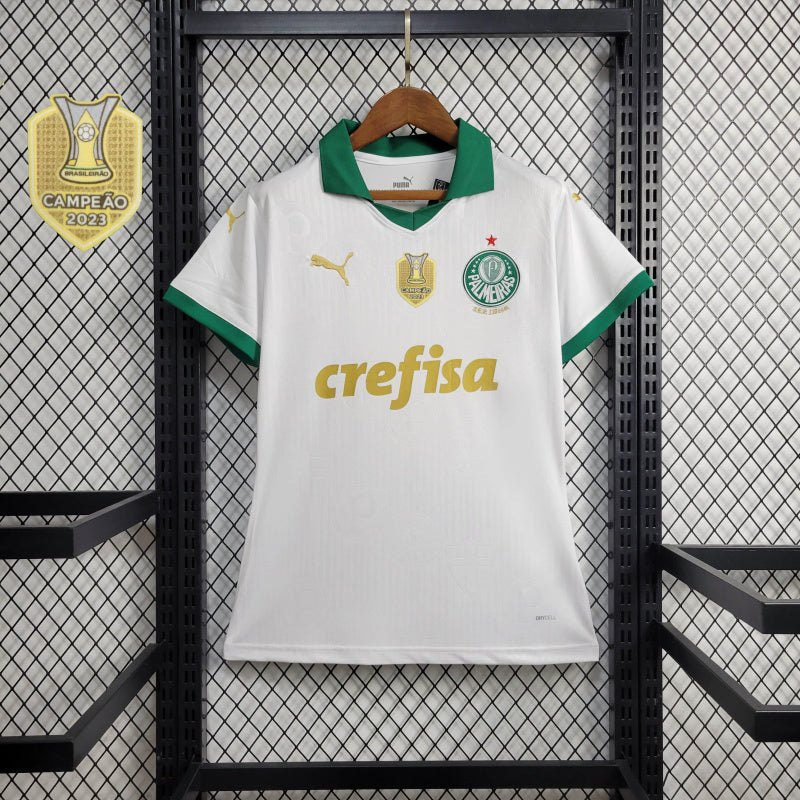 Camisa 2 Feminina Oficial do Palmeiras 24/25 Baby Look - Completa com Pacth