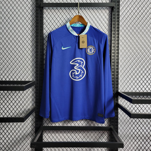 Camisa Oficial do Chelsea 22/23 - Manga Longa