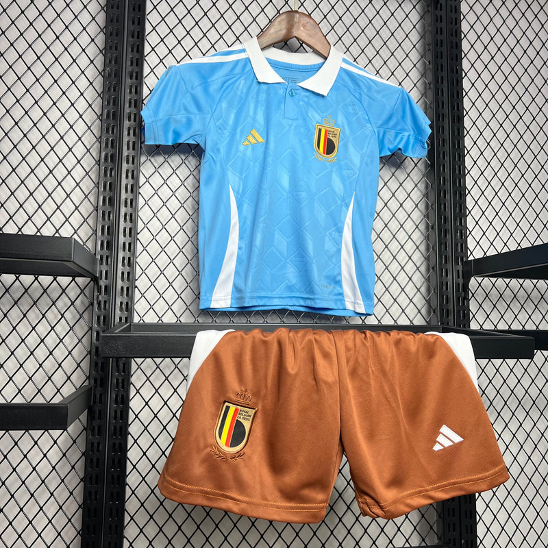 Conjunto Infantil Oficial da Bélgica 24/25 - Kids