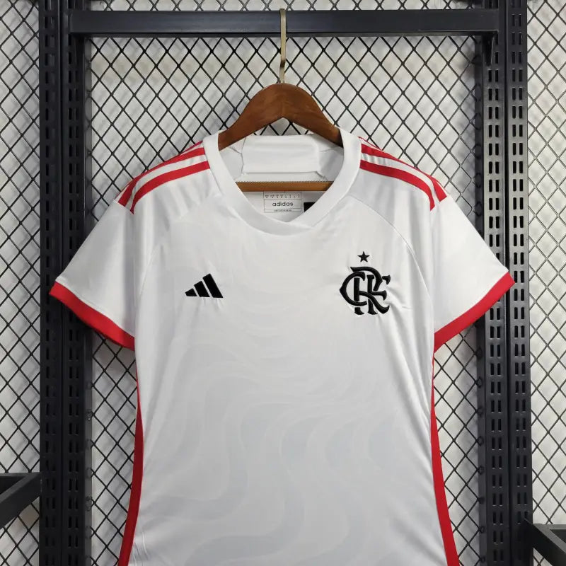 Camisa 2 Feminina Oficial do CR Flamengo 24/25 Versão Torcedor - Baby Look