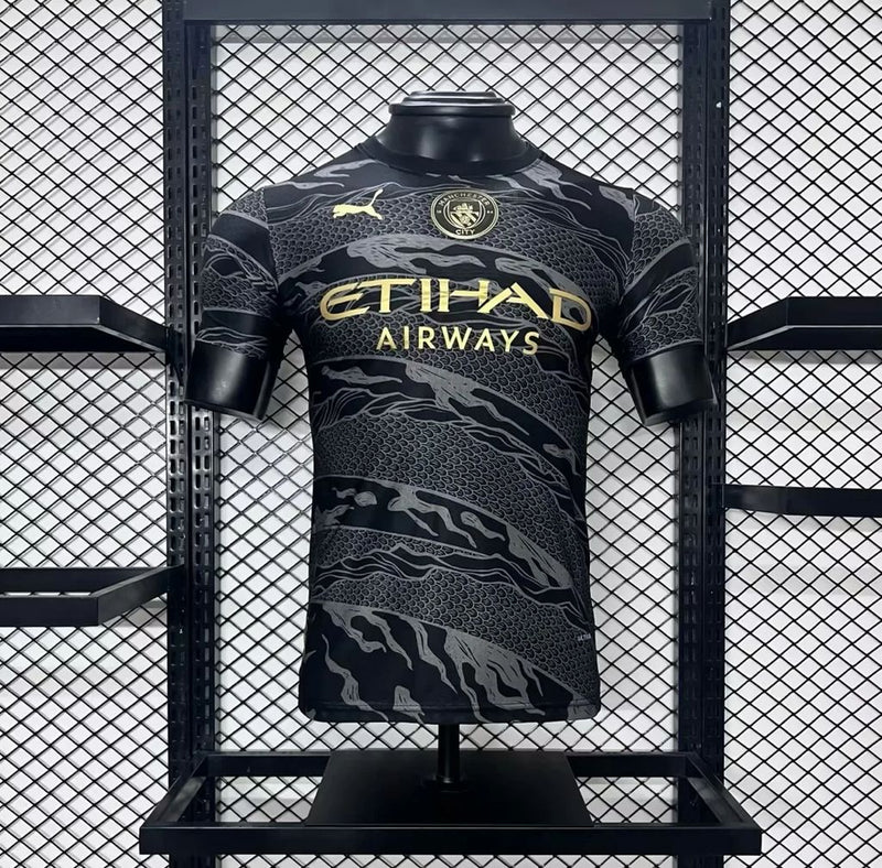 Camisa do Manchester City 24/25 Versão Jogador - Edição Black Dragon