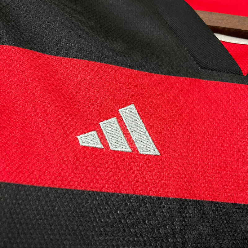 Camisa Feminina Oficial do CR Flamengo 24/25 Baby Look - Campeão da Copa do Brasil